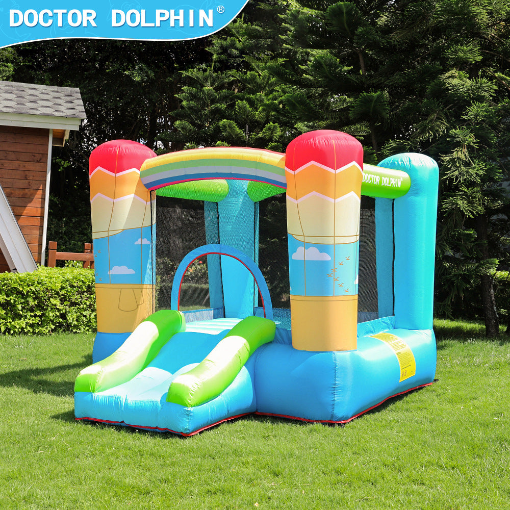 Children's bouncy castle, small household castle, children's bouncy castle, small household indoor castle