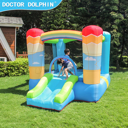 Children's bouncy castle, small household castle, children's bouncy castle, small household indoor castle