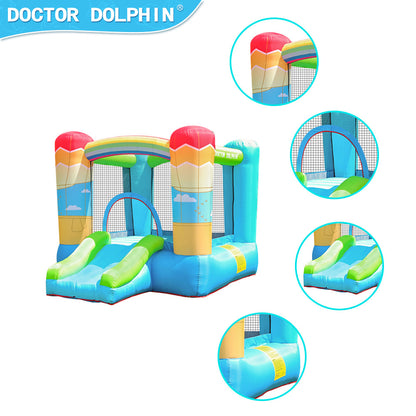 Children's bouncy castle, small household castle, children's bouncy castle, small household indoor castle