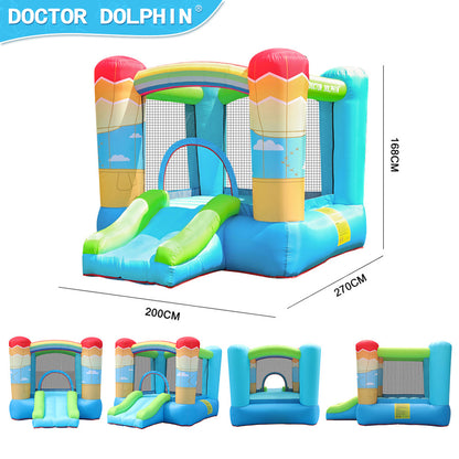 Children's bouncy castle, small household castle, children's bouncy castle, small household indoor castle